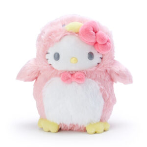 ハローキティ ぬいぐるみ ペンギン ピンク