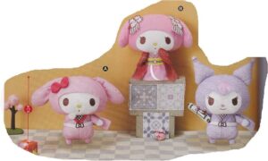 マイメロディ　クロミ　OH！NINJAぬいぐるみ全3種　忍者　姫　和風