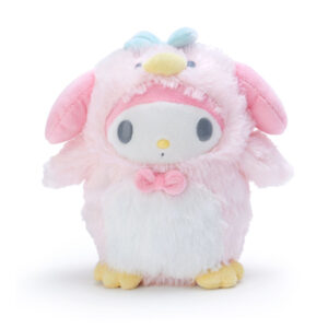 マイメロディ　ぬいぐるみ　ペンギン　ピンク