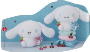 シナモロール シナモン　チェック＆チェリー BIGぬいぐるみ