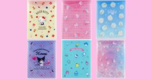 マチありポケット付きクリアファイル　サンリオ　ハローキティ、マイメロディ、シナモロール（シナモン）、クロミ、リトルツインスターズ（キキララ）、ポチャッコ、タキシードサム、ポムポムプリン、ハンギョドン、チアリーチャム、けろけろけろっぴ