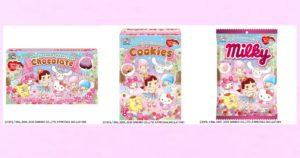 サンリオキャラクターズ×不二家ペコちゃん★チョコレート　クッキー　ミルキー