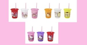 【ハローキティ・マイメロディ・ポムポムプリン】ストロー付きカップ【おうちでスタバ気分】おうち時間