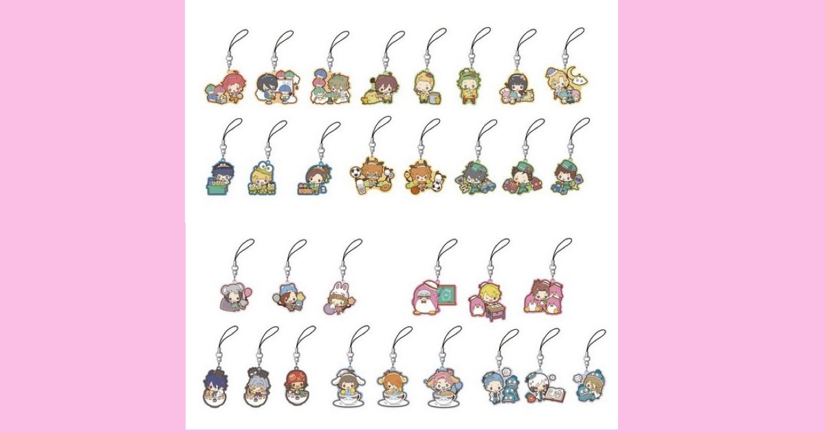 【サンリオ】ストラップ【アイドルマスター】ポムポムプリン　けろけろけろっぴ リトルツインスターズ　キキララ　ゴロピカドン　ポチャッコ　ザ　ラナバウツ　チアリーチャム　タキシードサム　バッドばつ丸　シナモロール ハンギョドン