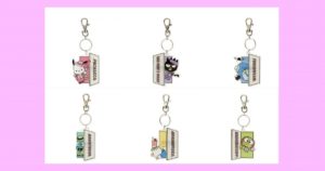 【はぴだんぶい】ドアからこんにちは！アクリルキーホルダー　ポチャッコ・バッドばつ丸・タキシードサム・ハンギョドン・あひるのペックル・けろけろけろっぴ