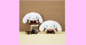 【シナモロール】チェックスタイル BIGぬいぐるみ