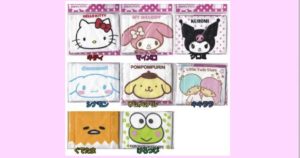 【サンリオ】子供用おめかしマスク【フェイスデザイン】ハローキティ・マイメロディ・クロミ・シナモロール（シナモン）・ポムポムプリン・リトルツインスターズ（キキララ）・ぐでたま・けろけろけろっぴ