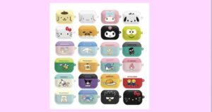 【サンリオ】Airpods Proケースvol.1 ポムポムプリン・シナモロール（シナモン）・マイメロディ・ポチャッコ・ハローキティ・ぐでたま・クロミ・けろけろけろっぴ・リトルツインスターズ（キキララ）・ハミングミント・バッドばつ丸・タキシードサム・パティ＆ジミー・まるもふびより（モップ）・ゴロピカドン