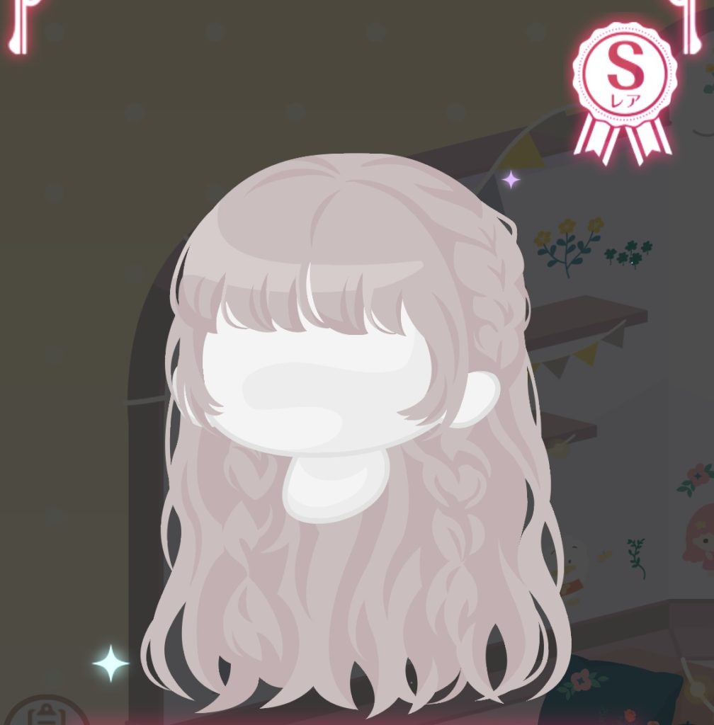ナチュラル編み込みルーズヘア