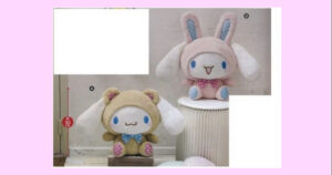シナモロール くま＆うさぎ BIGぬいぐるみ2種セット【予約開始・3月30日発売予定】