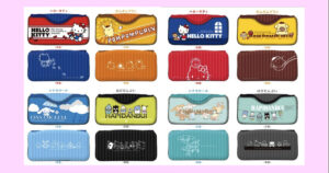 サンリオキャラクターズ クイックポーチ for Nintendo Switch ハローキティ・ポムポムプリン・シナモロール（シナモン）・はぴだんぶい（けろけろけろっぴ・ポチャッコ・バッドばつ丸・ハンギョドン・あひるのペックル・タキシードサム）