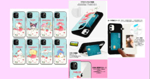 Strawberry Door Bumper　iPhone・Galaxyケース　ハローキティ・クロミ・リトルツインスターズ（キキララ）・マイメロディ・ポチャッコ・ポムポムプリン・シナモロール（シナモン）・タキシードサム