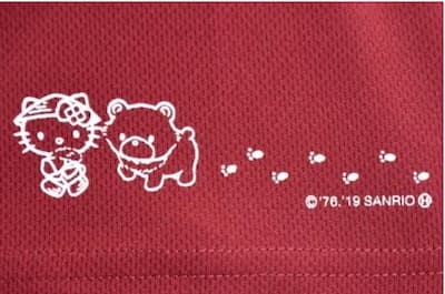 秋田県北秋田市 ハローキティ ポロシャツ(レッド・ピンク・ブルー)