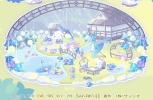 【ハロスイ・イベント】シナモロールと紫陽花苑（2020年5月18日〜5月27日）