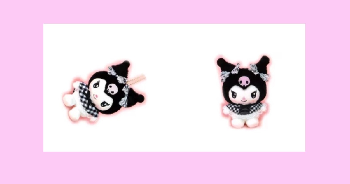 クロミ　ギンガムロリータ　ぬいぐるみ・マスコットホルダー