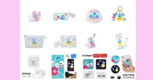 ハンギョドン　宇宙シリーズ クロス付きメガネケース・リラックスピロー・マウスパッド・アクリル3連キーホルダー・3ポケットポーチ・クリアマルチケース・iPhoneケース・Air Podsケース・モバイルバッテリー（スマホ急速充電）・充電用アダプタ・POCOPOCO