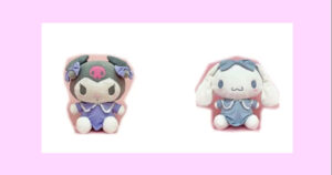 クロミ・シナモン　シナモロール ひんやりパジャマぬいぐるみ