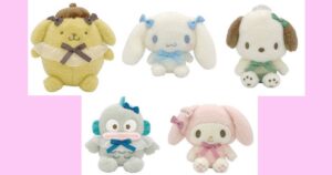 ほんわりぬいぐるみ ポムポムプリン・シナモロール（シナモン）・ポチャッコ・ハンギョドン・マイメロディ