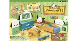 ポチャッコのおうち　ミニチュアフィギュア チョッピ、ピヨ、モグモグ