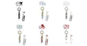 マルチリングプラス ストラップセット クロミ＆バク、シナモロール＆みるく、ポチャッコ＆ピーチャンズ、ハンギョドン＆さゆりちゃん、マイメロディ＆フラットくん、ハローキティ＆タイニーチャム
