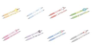 マスコット付きゲルペン ポムポムプリン・シナモロール（シナモン）・ポチャッコ・ハンギョドン・マイメロディ・クロミ・リトルツインスターズ（キキララ）・ハローキティ