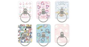 スマホリング ハローキティ＆ハローミミィ・マイメロディ＆クロミ・シナモロール（シナモン）＆みるく＆カプチーノ＆モカ＆シフォン＆エスプレッソ・ポチャッコ＆ピーちゃんズ＆チョッピ・ハンギョドン＆さゆりちゃん＆イタロー・こぎみゅん