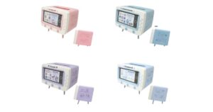 サンリオ　テレビ型スマホスタンドティッシュケース マイメロディ・ハンギョドン・クロミ・シナモロール（シナモン）