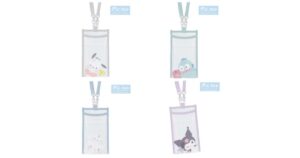 スマホも入るクリアショルダー ポチャッコ＆ピーちゃんズ・ハンギョドン＆さゆりちゃん・シナモロール（シナモン）＆みるく・クロミ＆バク