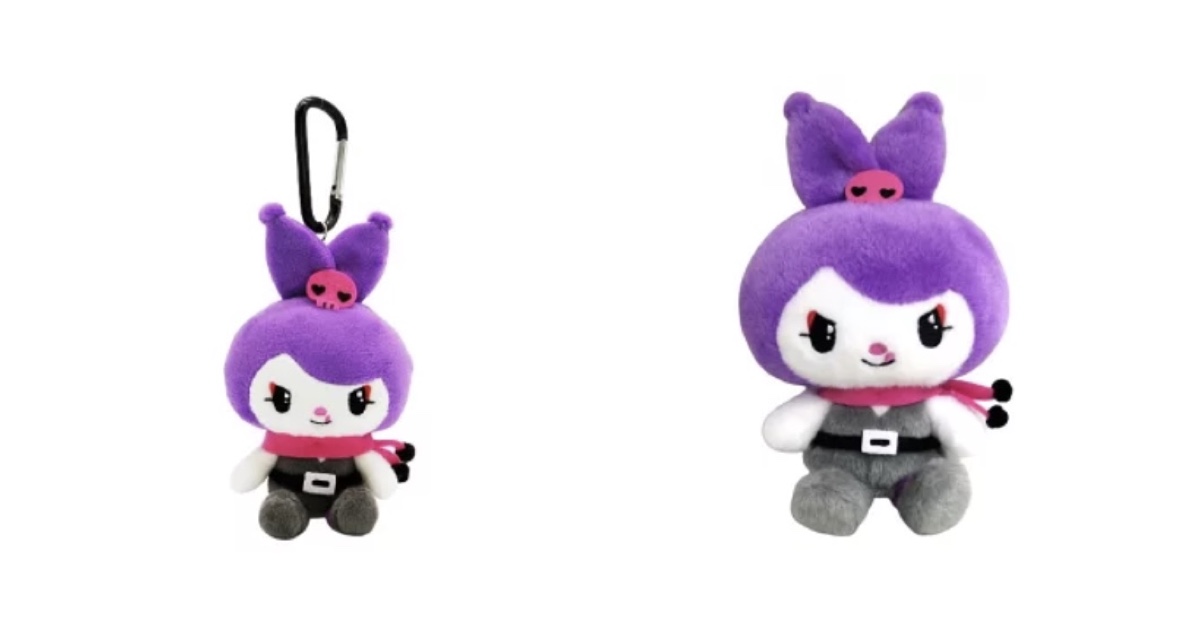 サンリオ かっこよくてかわいくてミステリアスなクロミの憧れ、『ロミナ』のマスコットホルダー・ぬいぐるみ カラビナMC