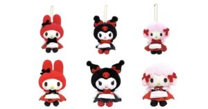 サンリオ　レトロレッド ぬいぐるみ・マスコット　マイメロディ・クロミ・マイスウィートピアノ
