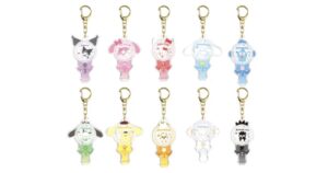 シークレット　トレーディング　アクリルペンライト型キーホルダー　クロミ・マイメロディ・ハローキティ・シナモロール（シナモン）・ハンギョドン・ポチャッコ・ポムポムプリン・コロコロクリリン・こぎみゅん・バッドばつ丸