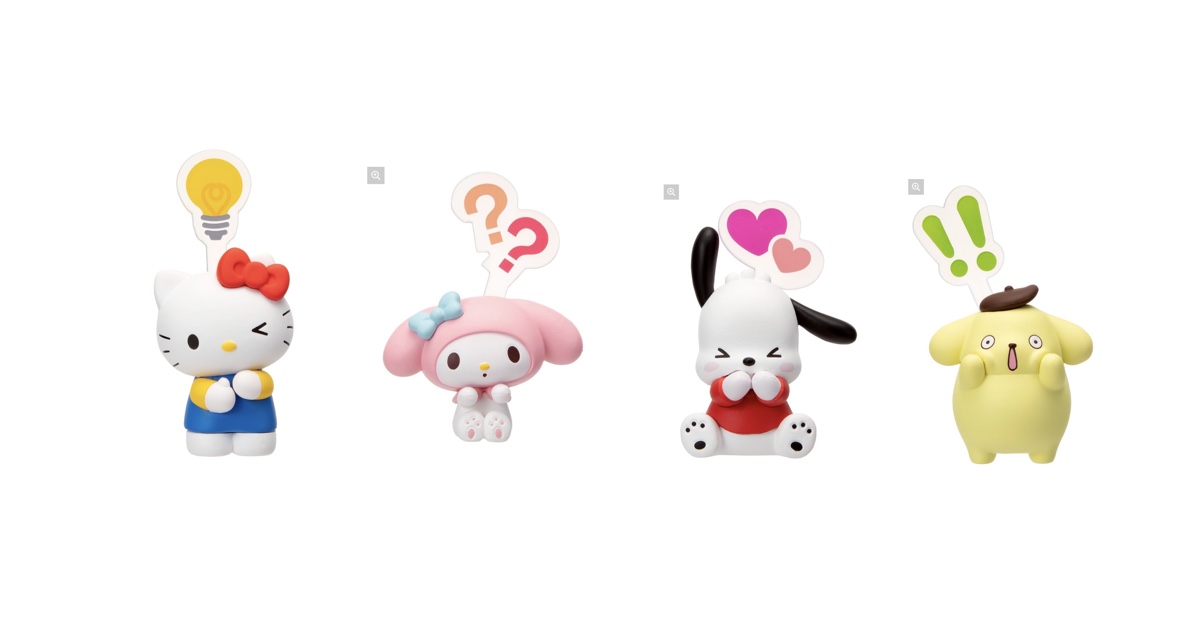 ぴこーん！ココロこれくしょん サンリオキャラクターズ ハローキティ・マイメロディ・ポチャッコ・ポムポムプリン