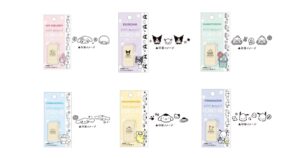 サンリオ　コロコロ転がるスタンプ　CORO-RE（コローリー） マイメロディ＆マイスウィートピアノ・クロミ＆バク・ハンギョドン＆さゆりちゃん・シナモロール（シナモン）＆みるく・ポムポムプリン＆マフィン・ポチャッコ＆ピーちゃんズ