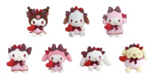 サンリオ　リボンラブ　ぬいぐるみ クロミ・ポチャッコ・マイスウィートピアノ・ハローキティ・マイメロディ・シナモロール（シナモン）・ポムポムプリン