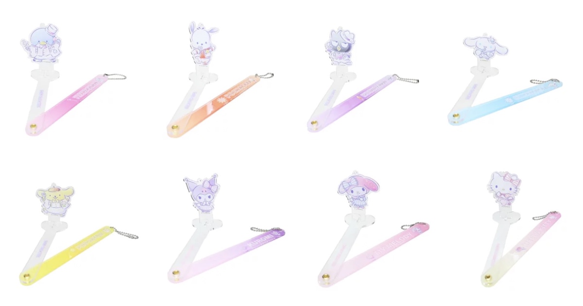はな　サンリオ アクリルスタンド セット アクリルスタンドホルダーと巾着2枚セット。(c)'23 SANRIO 著作