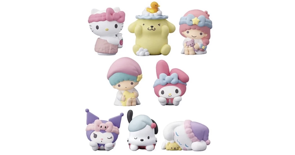 サンリオキャラクターズ フレンズ2　ハローキティ・ポムポムプリン・リトルツインスターズ（キキララ）・マイメロディ・クロミ・ポチャッコ・シナモロール（シナモン）