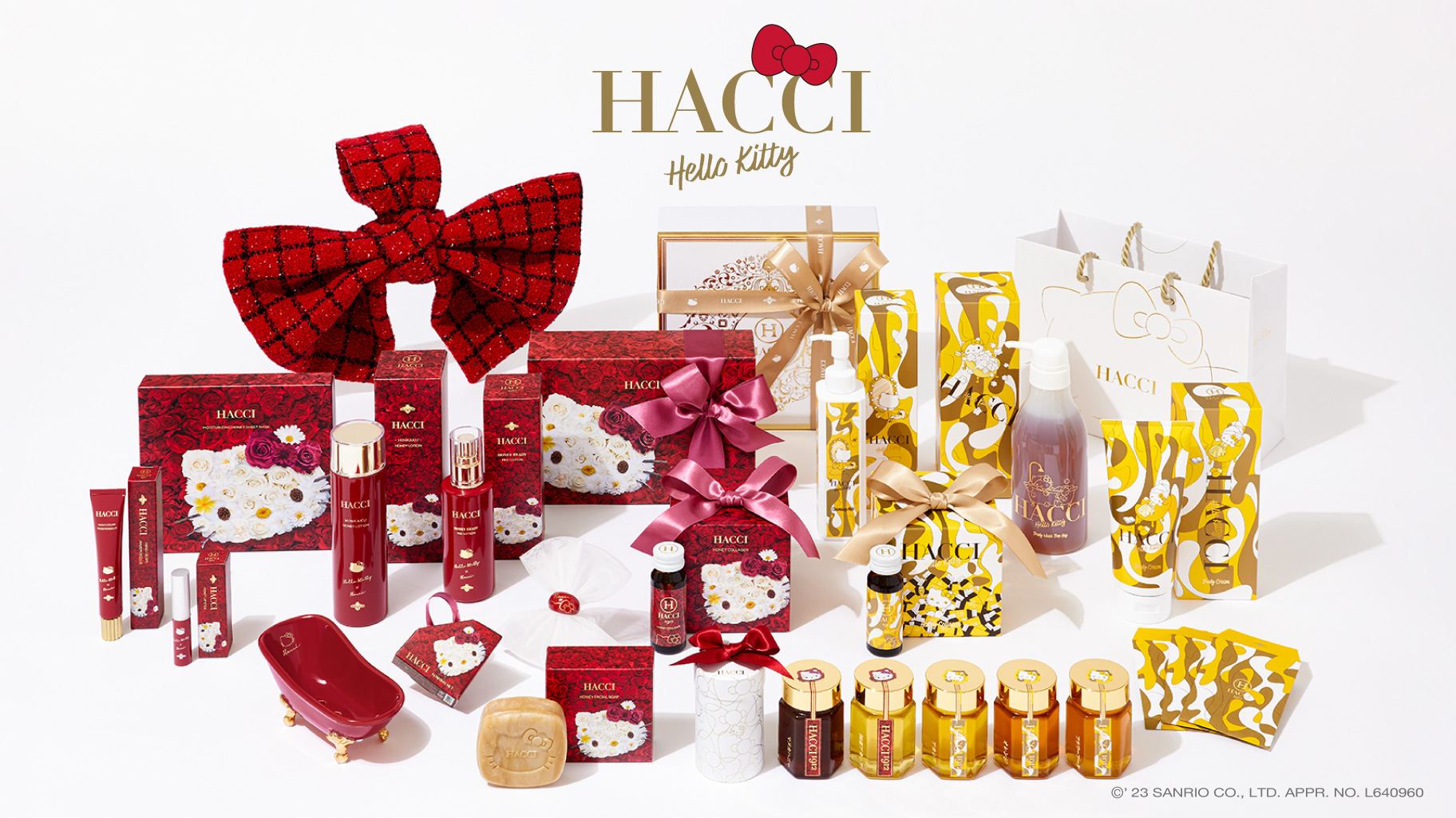 限定HACCI ハローキティ 洗顔石鹸&バスタブトレイ ハローキティ HACCI コラボアイテム一覧 | SANRIO KAWAII Fansite