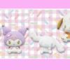 【シナモロール（シナモン）・ポチャッコ・マイメロディ・クロミ】ドジっ子ぴえんBIGぬいぐるみ