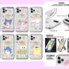 透明！ハッピージェリーiPhone・ギャラクシーケース【多機種対応】ハローキティ・クロミ・マイメロディ・シナモロール（シナモン）・リトルツインスターズ（キキララ）・タキシードサム・けろけろけろっぴ・ポムポムプリン