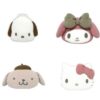 コーデュロイシリーズ　フェイスクッション ポチャッコ・マイメロディ・ポムポムプリン・ハローキティ